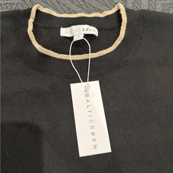 Baltic Born Black Dress with Gold Accents - Picture 2 of 8